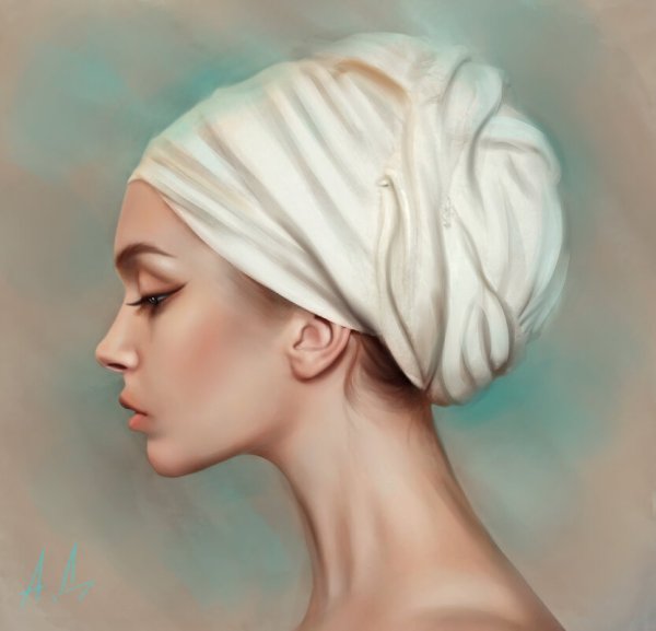 Эжен Делакруа женский портрет