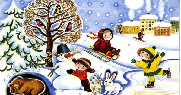Зима для дошкольников