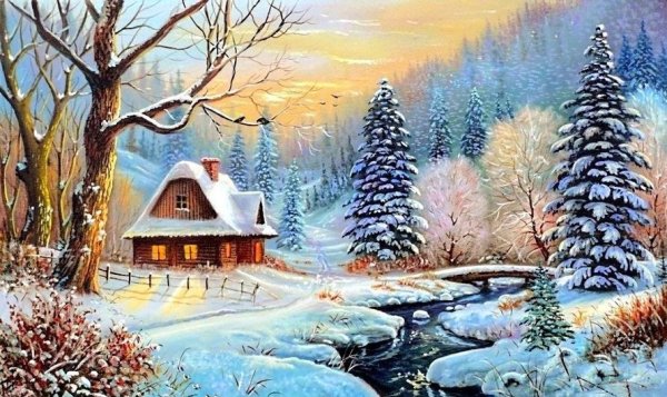 Иллюстрации зима для детского сада