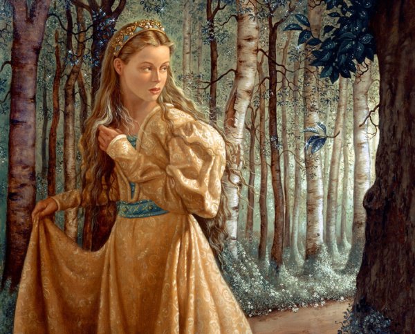Принцесса в сказочном лесу