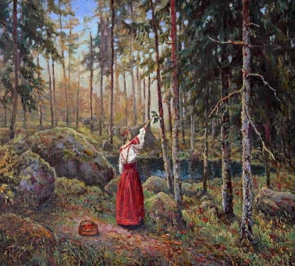 Девушка в болоте