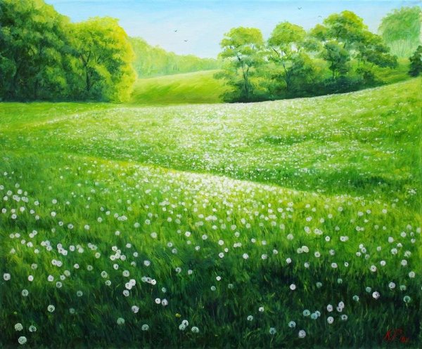 Картина зелень