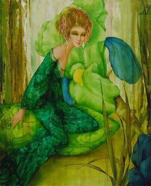 Картины в зеленом цвете