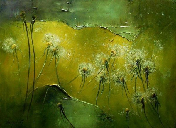 Грегори Ван Раалте современный американский художник, одуванчики
