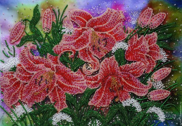 Картины из бисера