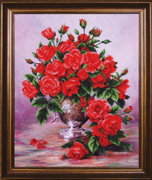 Магия канвы роскошный букет