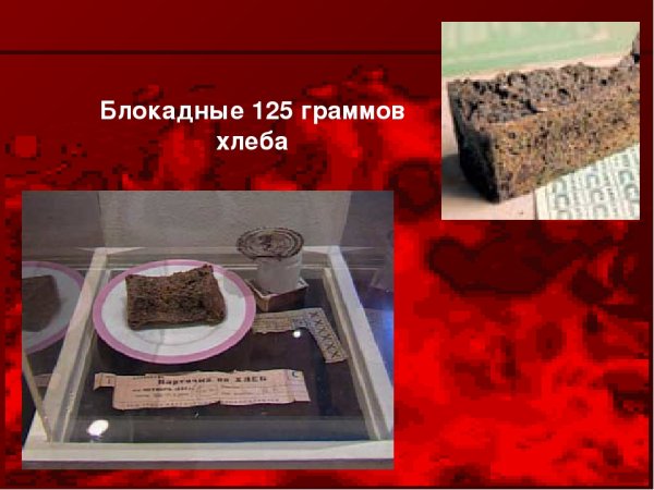 Презентация на тему блокадный хлеб
