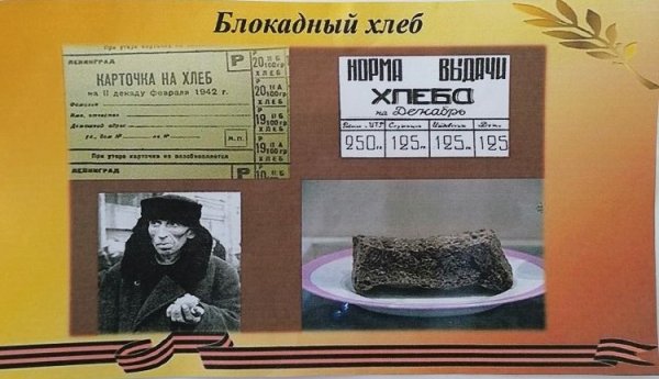 Блокадный хлеб Ленинграда
