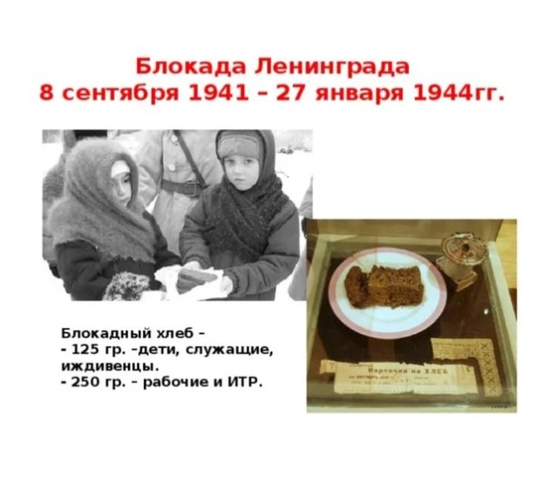 Блокадный хлеб Ленинграда