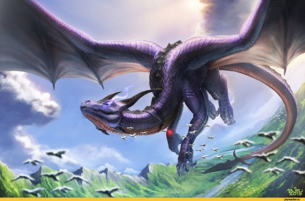 Красивый дракон