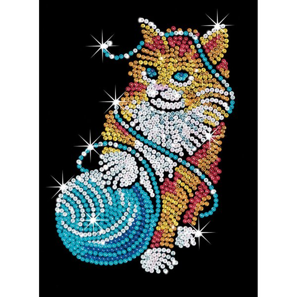 KSG мозаика из блесток белый тигр мини