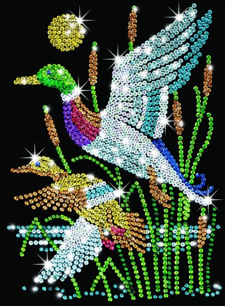 Картины из пайеток своими