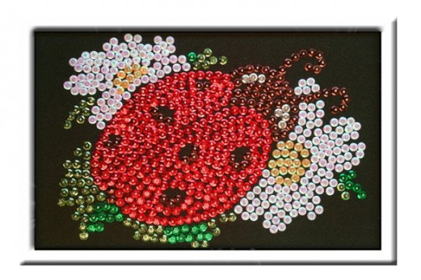 Волшебная мастерская мозаика из пайеток Медвежонок м024