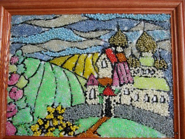 Мозаика из природных материалов