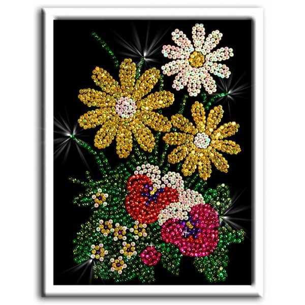 Волшебная мастерская мозаика из пайеток Пчелка м004