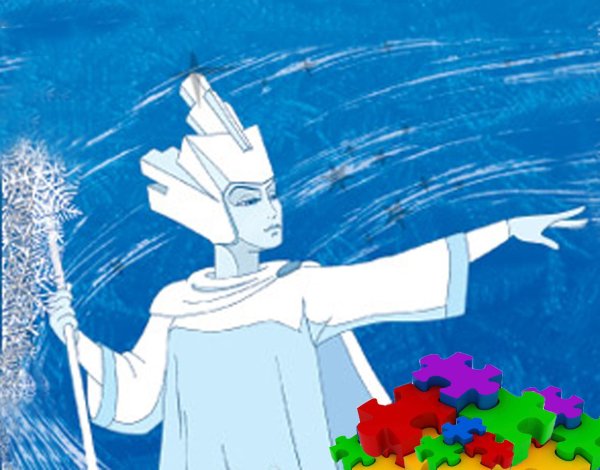 Снежная Королева силуэт