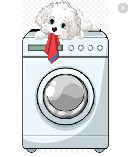 Стиральная машина мультяшная