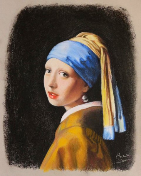 Картина Яна Вермеера девушка с жемчужной сережкой