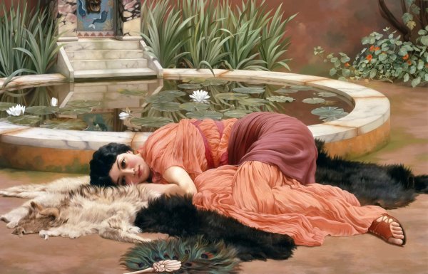 Джон Уильям годвард, "Dolce far niente" 1904