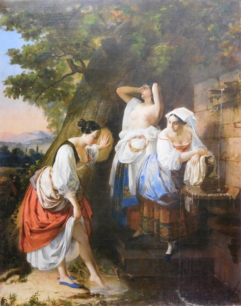 Итальянка у фонтана Брюллов