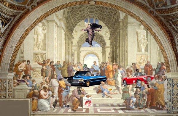 Рафаэль Санти Триумф картины