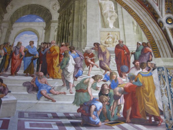 Афинская школа Рафаэль Эвклид