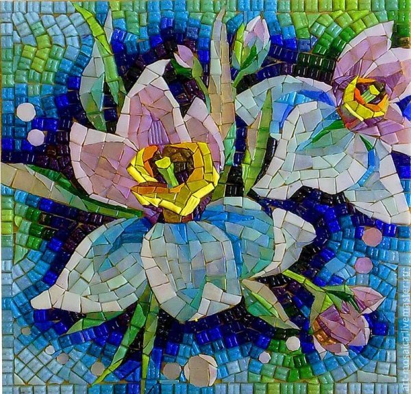 Мозаика цветы