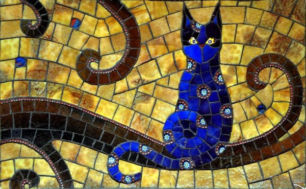 Мозаичная кошка