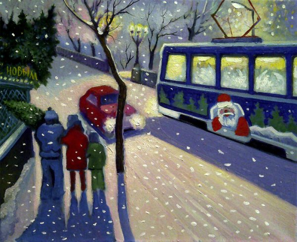 Mark Keathley зима картины