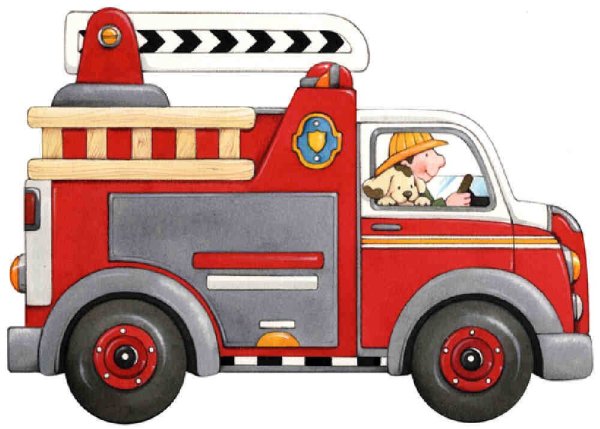 Пожарная машина "детский сад"