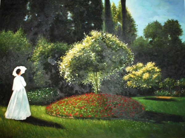 Клод Моне женщины в саду