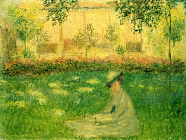 Клод Моне женщины в саду