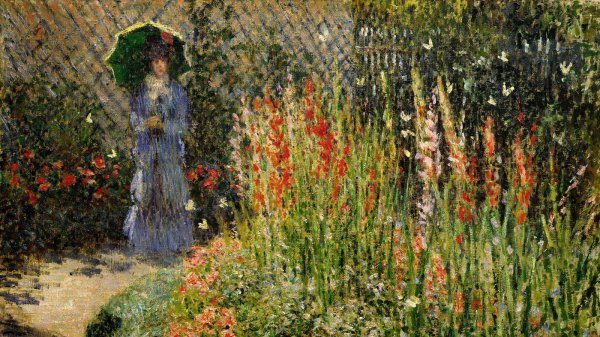 Женщины в саду Клод Моне женщины саду