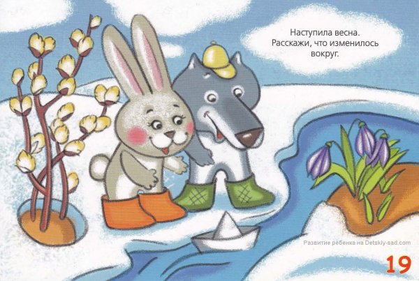 Весна природа для детей