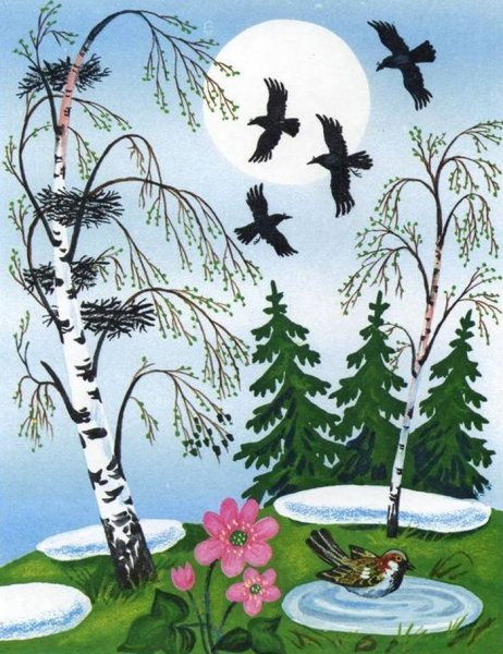 Весна для дошкольников