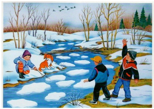 Весна для дошкольников