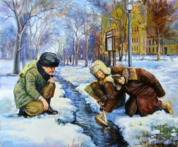 Весна для детей в детском саду