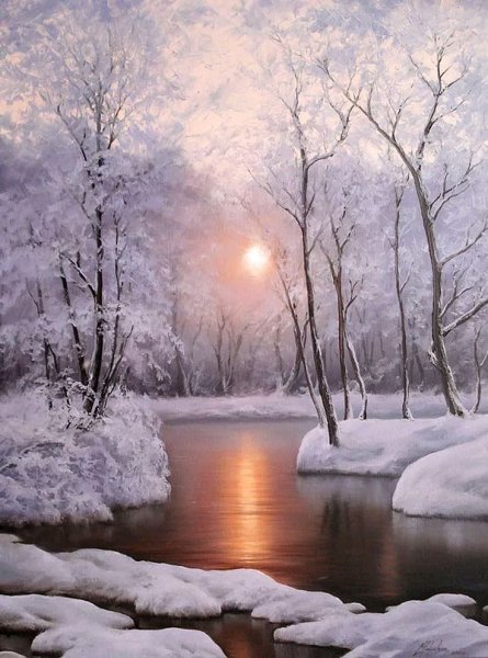 Художник Евгений Карлович пейзажи