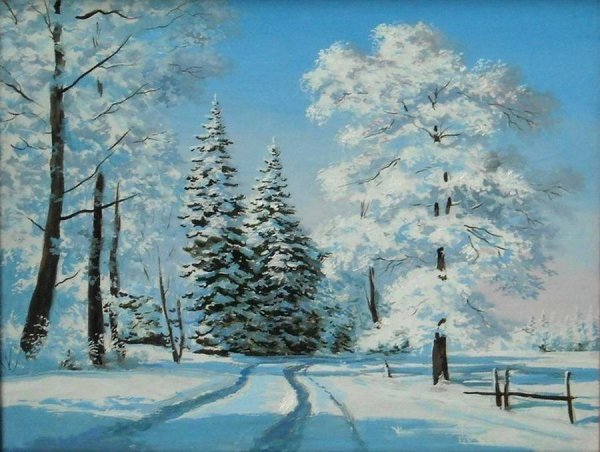 Зимний пейзаж Александр Болотова