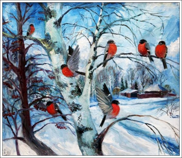 А. Прокофьева «Снегири»