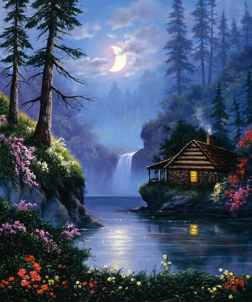 Сказочный весенний лес