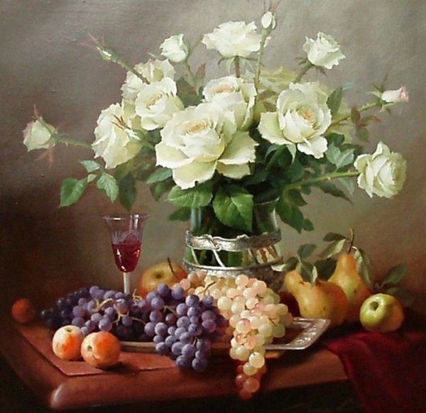 Живопись натюрморт Юрий Николаев