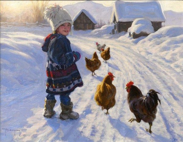 Роберт Дункан художник зимние