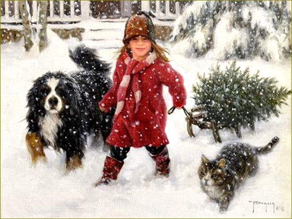 Роберт Дункан живопись зима