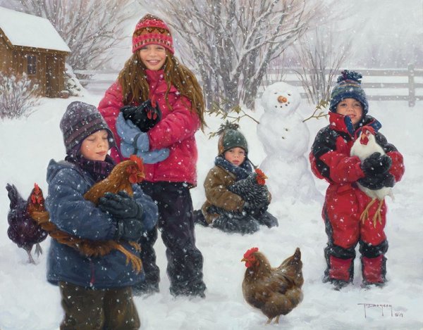 Роберт Дункан зимние картины