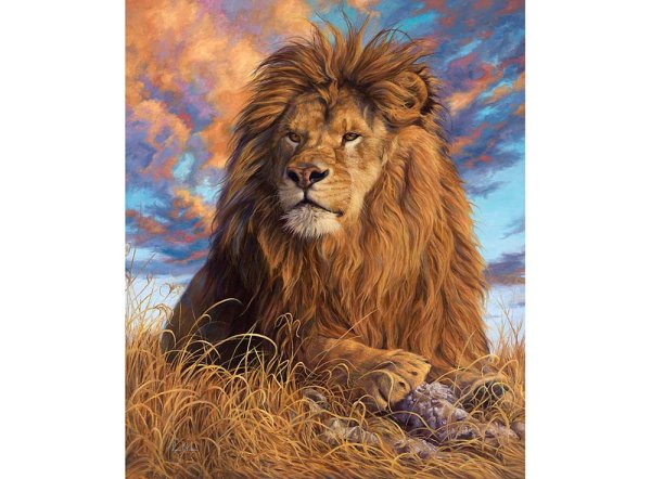 Paintboy алмазная мозаика царь зверей