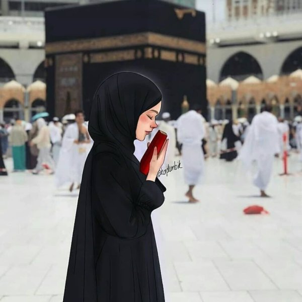 Мусульманка в хиджабе