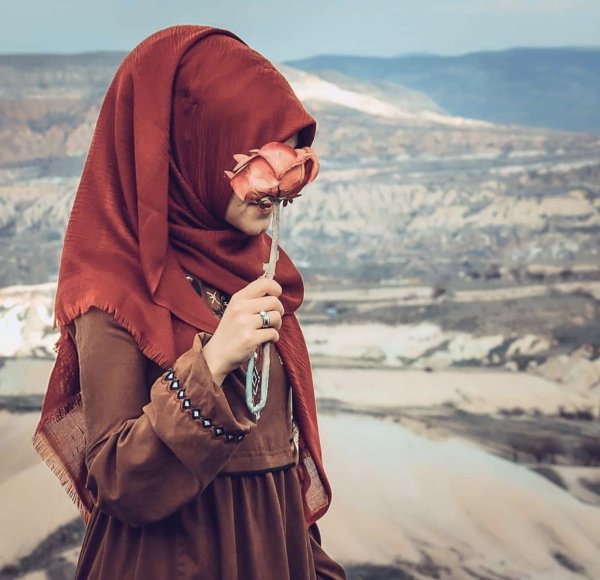 Мусульманка в платке