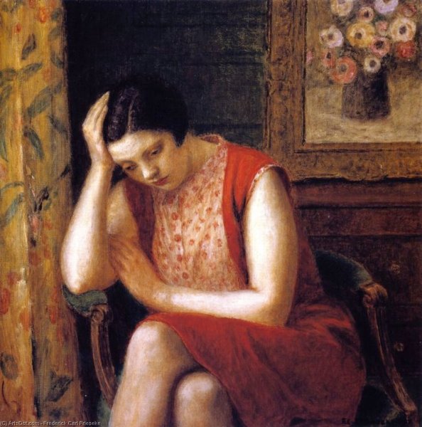 Задумчивость живопись