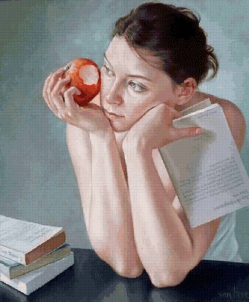 Франсин Ван Хоув (род.1942), французская художница. Пастель.